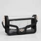 Clear Crossbody Clutch Bag Black
