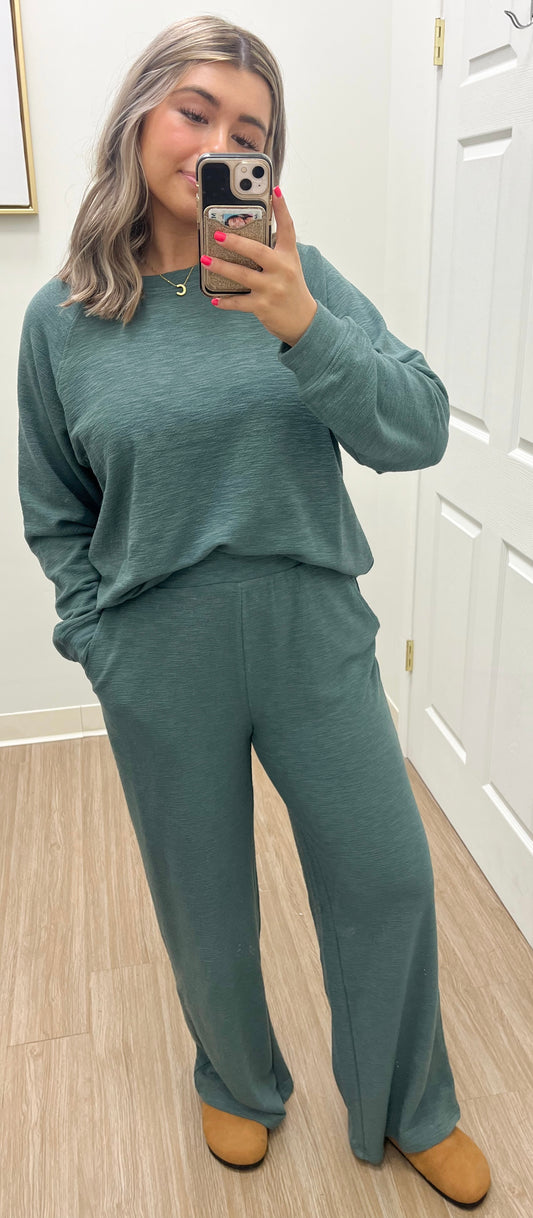 Long Sleeve Everyday Set- Deep Marine