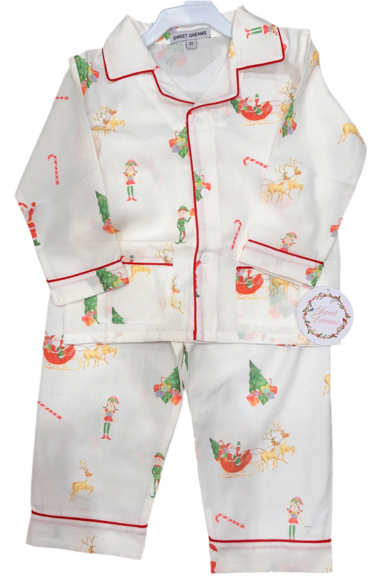 Santa's Sleigh PJs- Sweet Dreams
