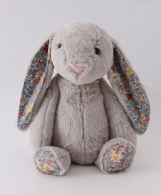 Gray Floral Bunny