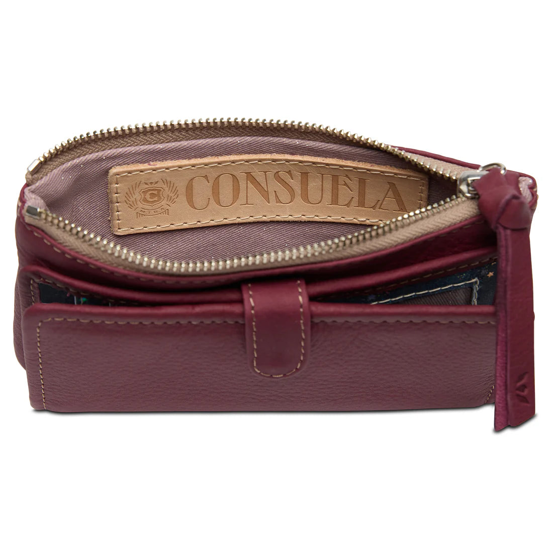 Plum Slim Wallet - Consuela