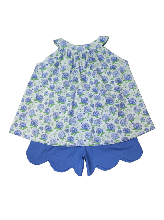 Bloomstruck hydrangea short set