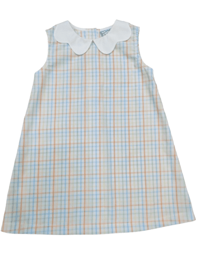 Three Sisters Spring Gingham A-Line Dress