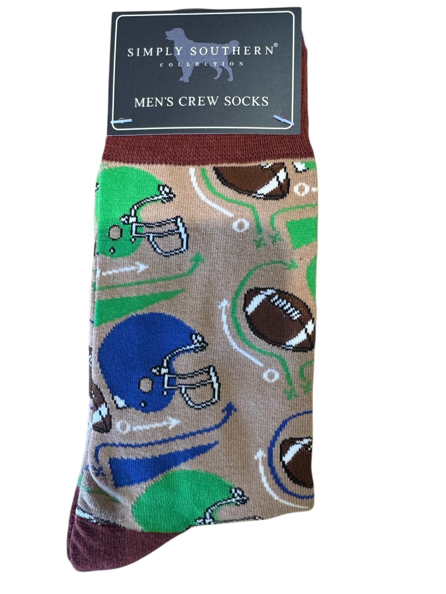 Football helmet men’s socks