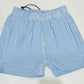 Blue/White Seersucker Freeballer Shorts| Meripex