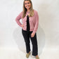 Sweater Cardigan | Mauve
