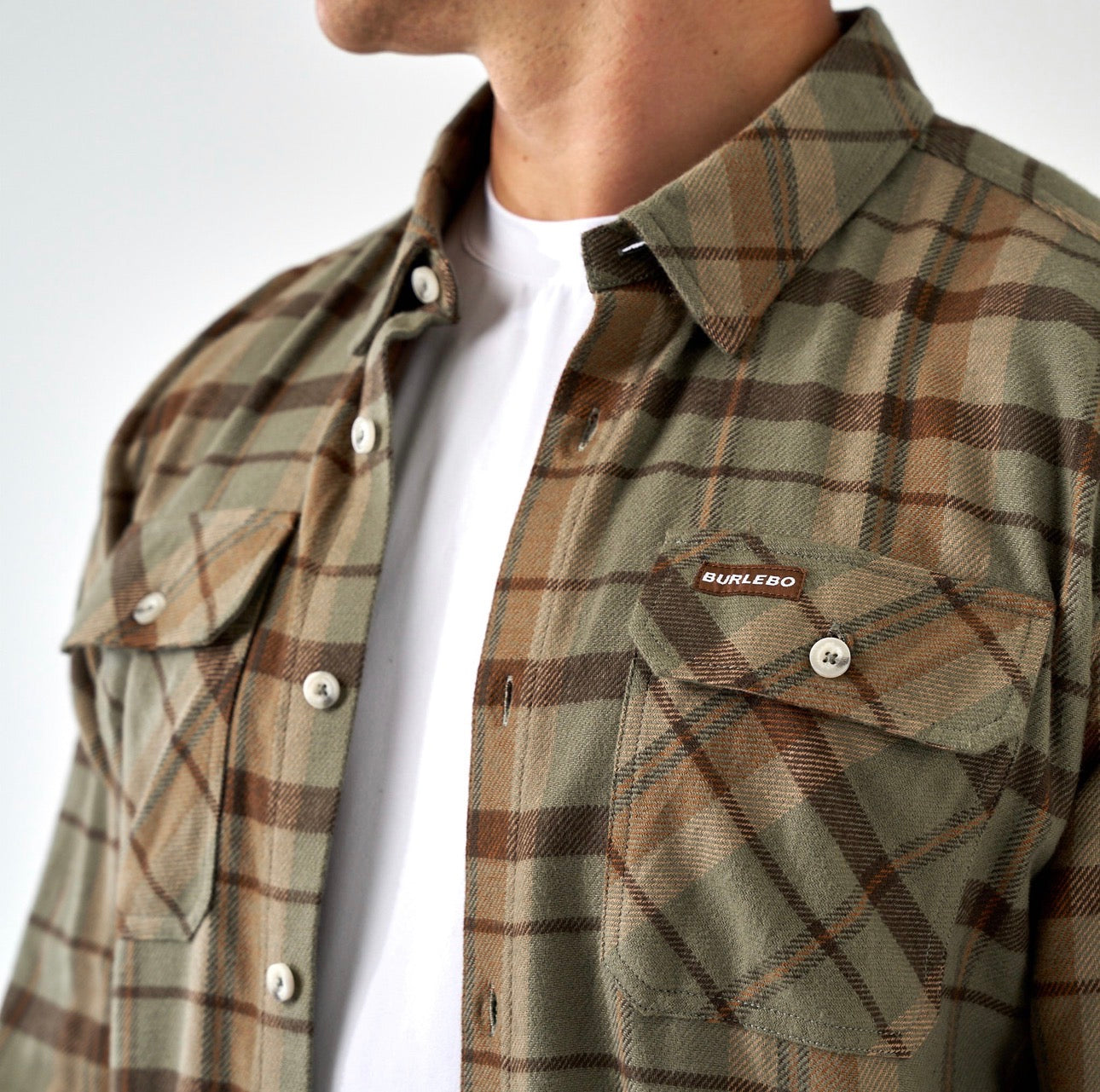 Flannel - Timber Brown Burlebo