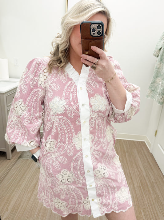 Blush Garden Party Dress