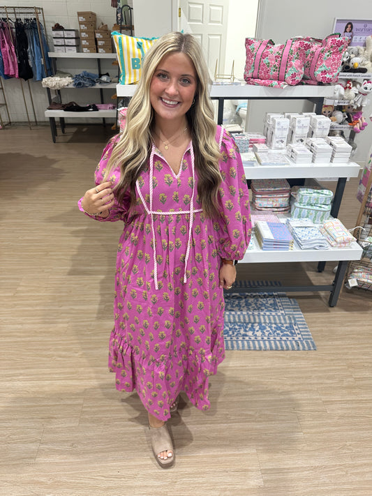 Meadow Floral Midi Dress