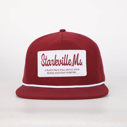 Starkville, MS Rope Hat with Patch