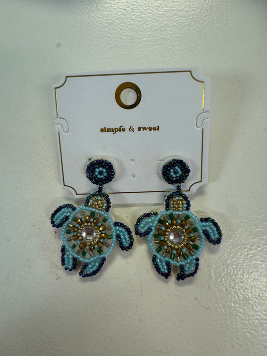 Turtle earrings