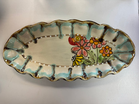 Flower dip tray