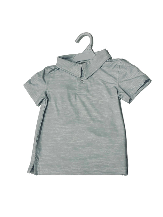 Heather Gray Performance Polo|Meripex