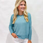 Dolman Sleeve Sweater | Dusty Teal