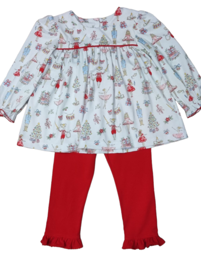 Nutcracker ruffle pant set