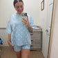 Sky Blue Polka Dot Scuba Set