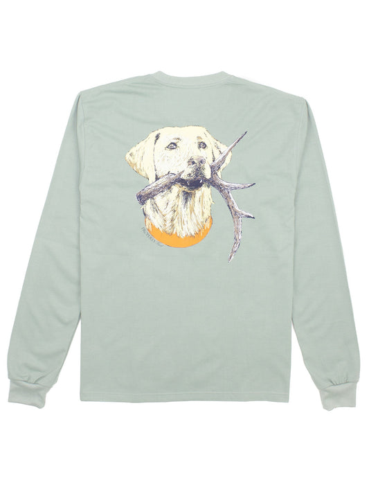 Properly tied antler lab tshirt