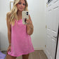 Washed Romper/Dress| Pink