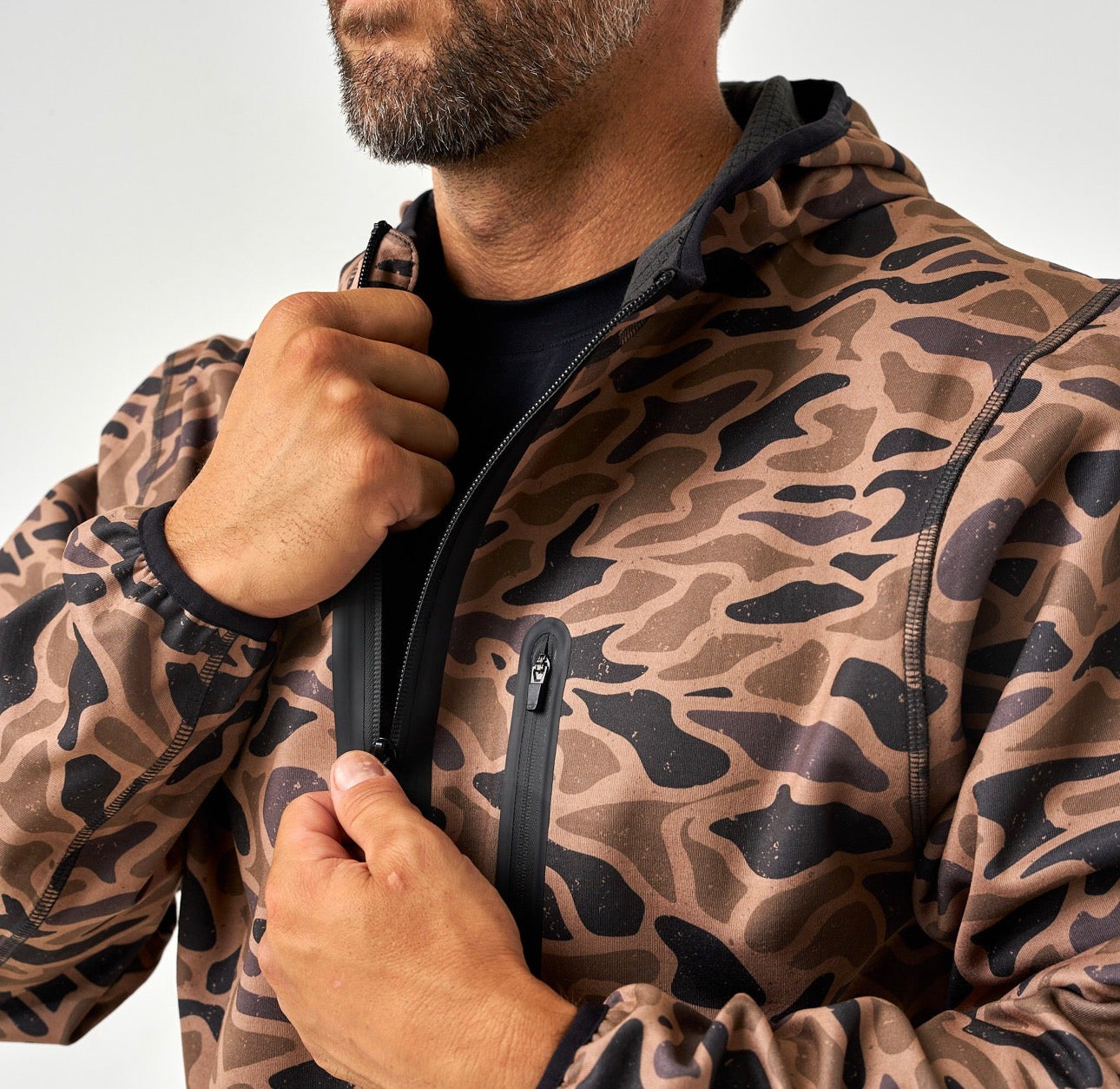 Duke Tech - Mid Layer - Gauge Camo Burlebo