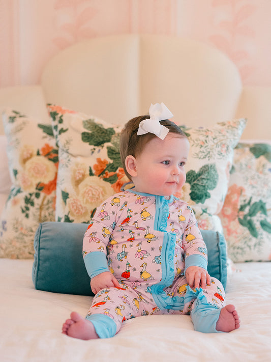Fruit Goose Bamboo Pjs Zippy