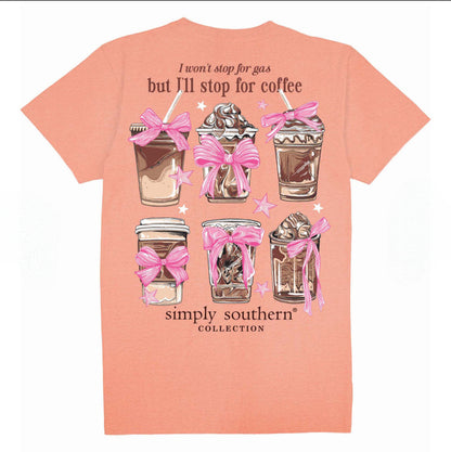 Will Stop For Coffee Shirt Simply Southern