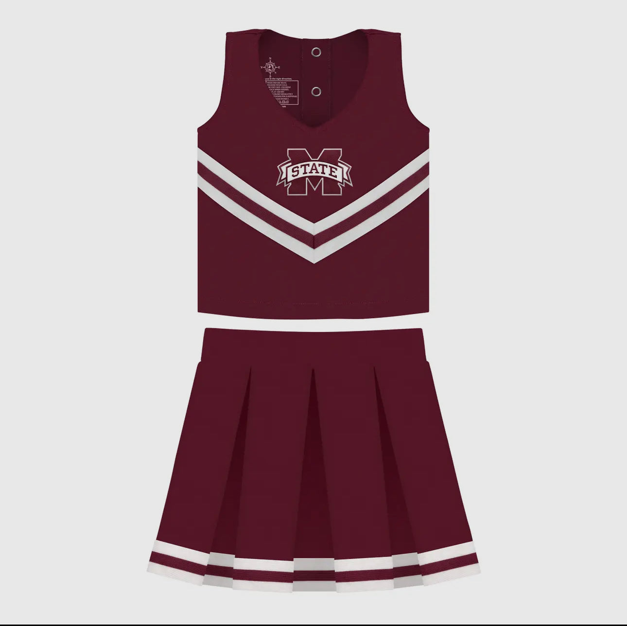 Mississippi State 2 pc cheer outfit