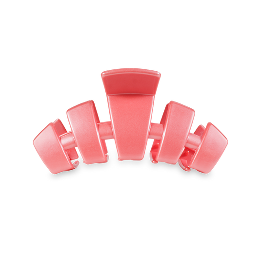 Calming Coral Classic Hair Clip | Medium