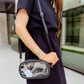 Clear Oval Crossbody Black