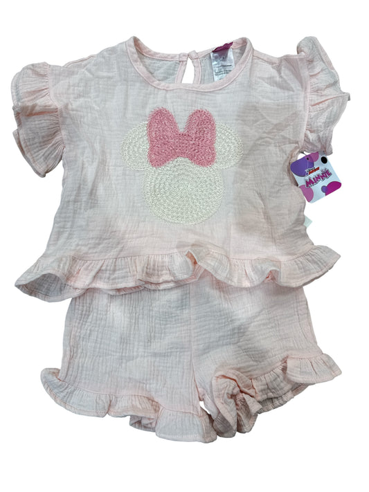 Pink Linen Minnie Set