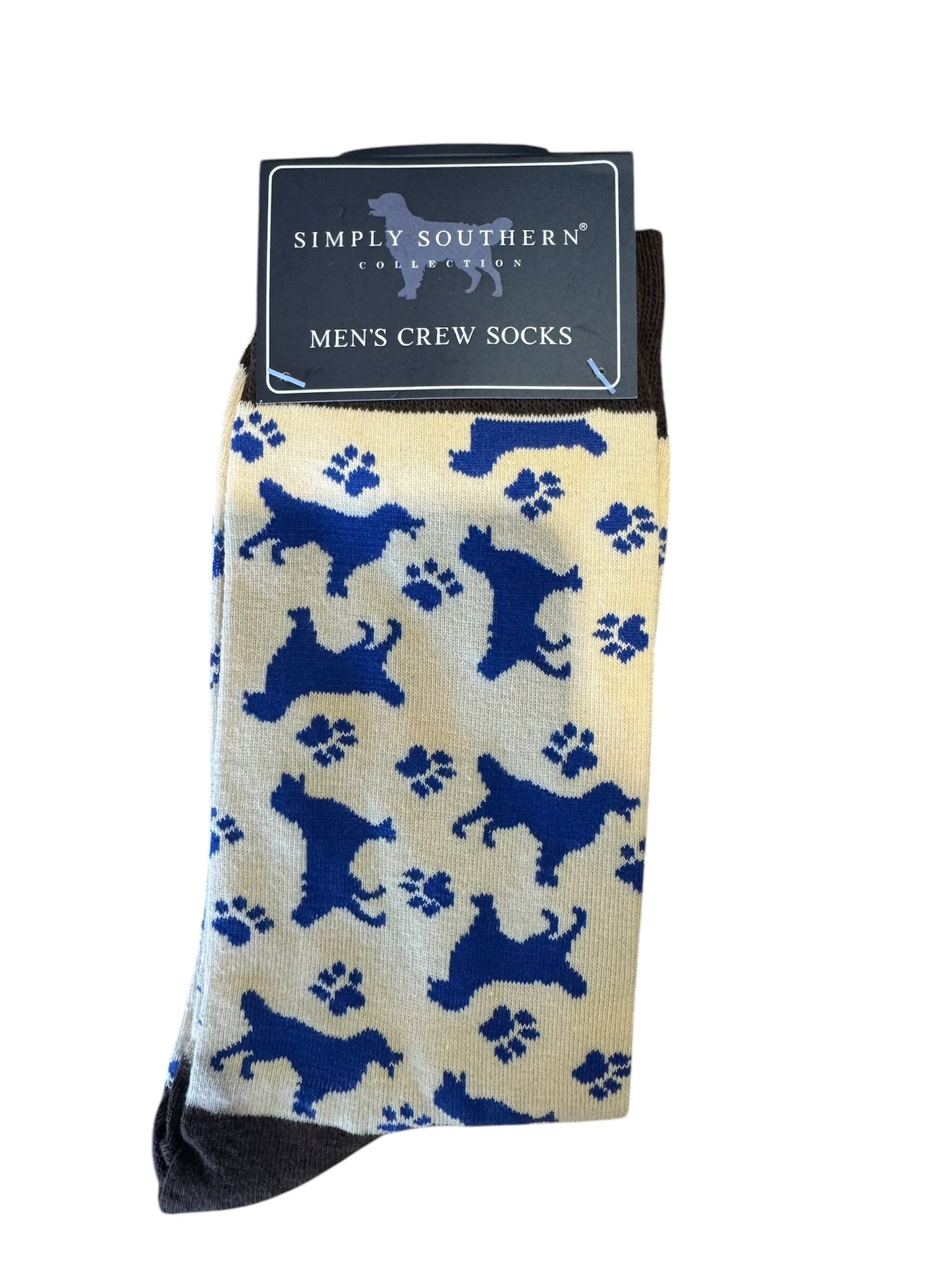 Dogs and paws men’s socks