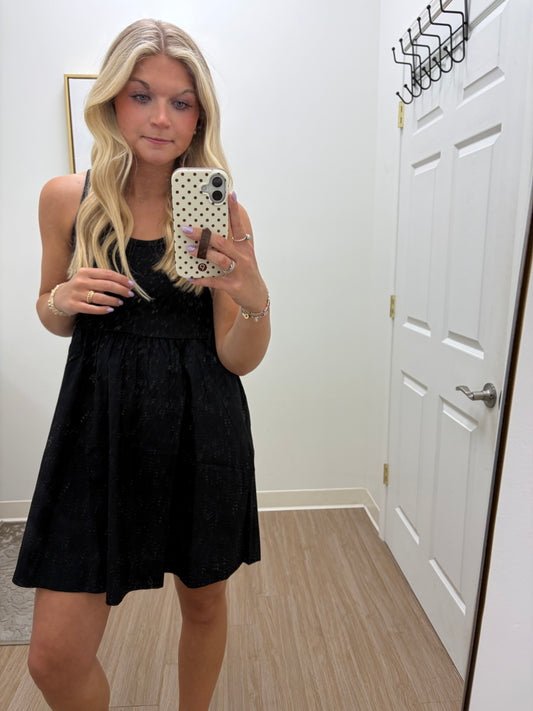 Black Breeze Tank Dress