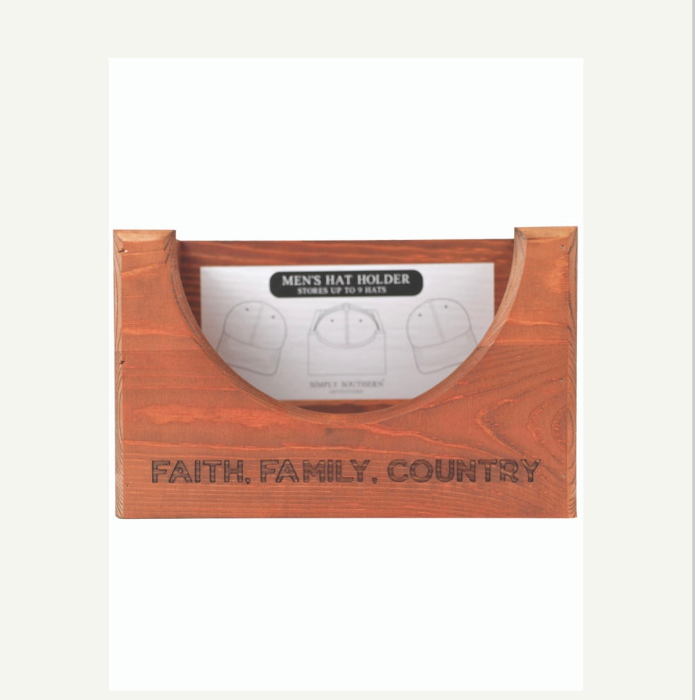 Faith family country hat holder