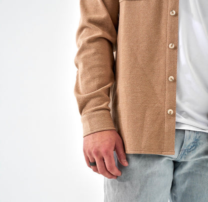 Austin Shirts - LS - Khaki Burlebo