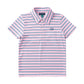 Boys' Prodoh Short Sleeve Pro Performance Pink Seaside Stripe