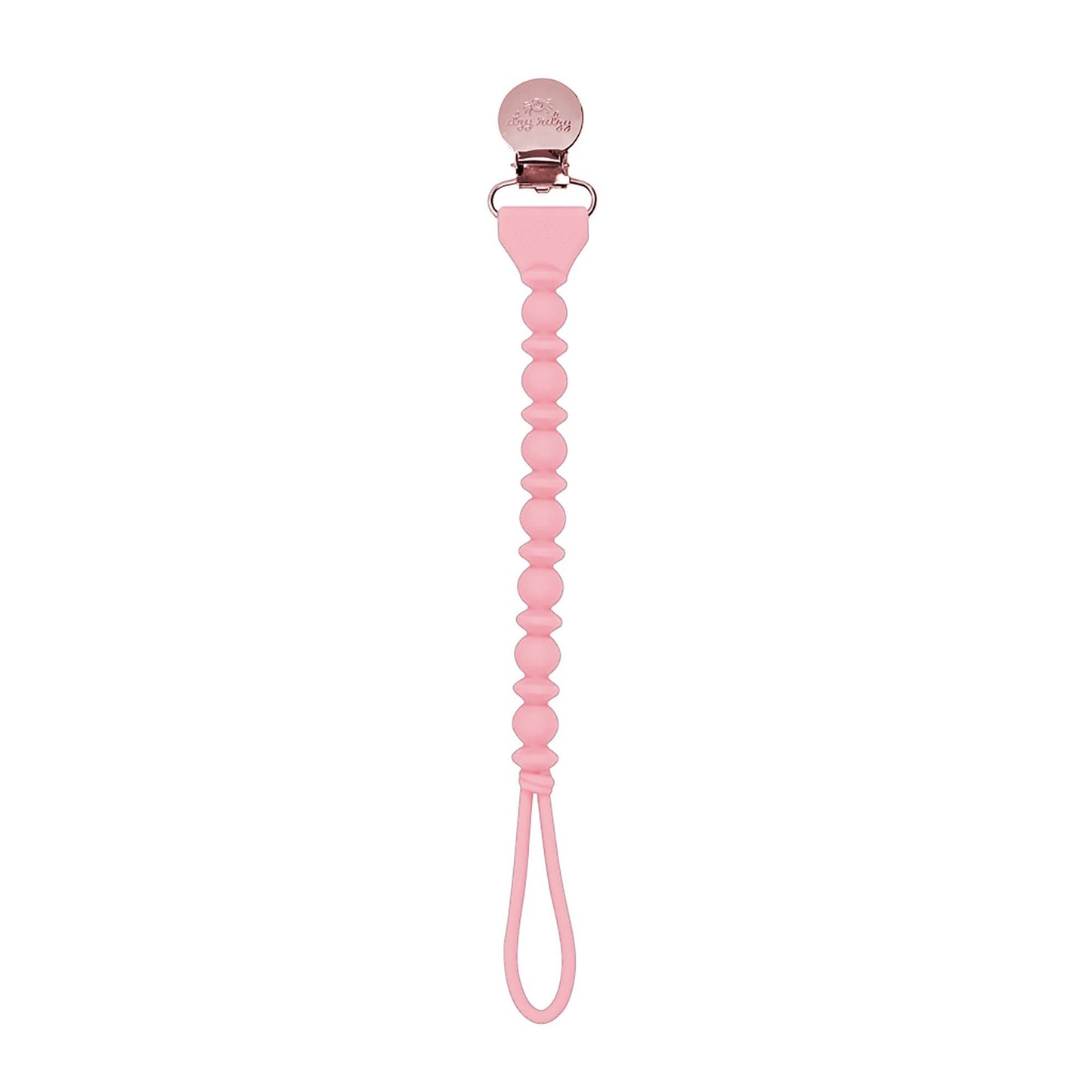 Itzy ritzy pacifier clip pink