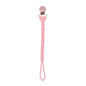 Itzy ritzy pacifier clip pink