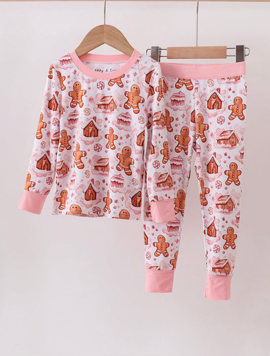 Bamboo Gingerbread Girl PJ Set