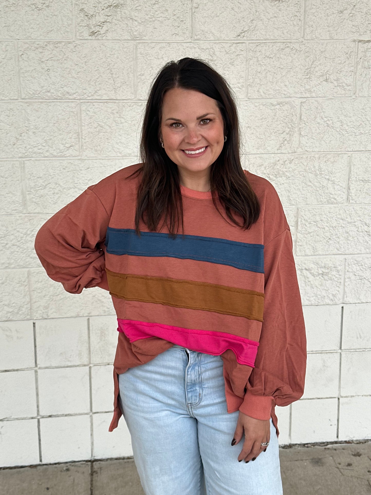 Cutting Edge French Terry Rust Sweatshirt