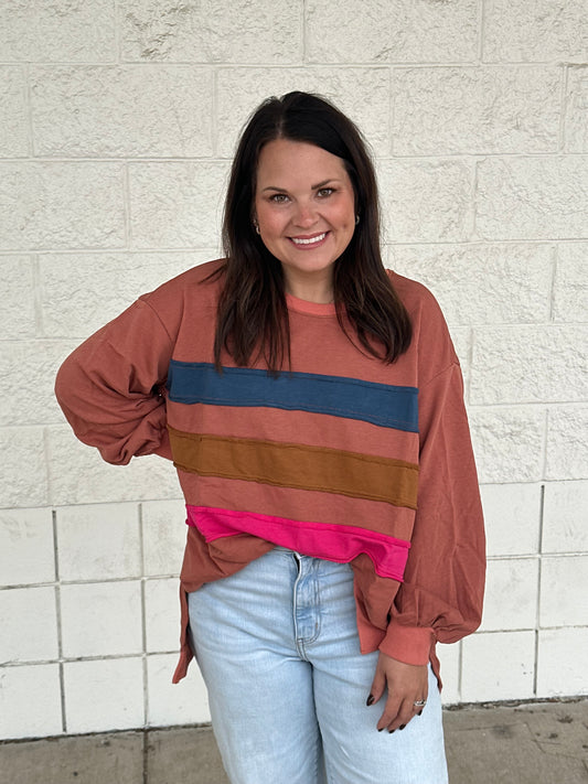 Cutting Edge French Terry Rust Sweatshirt