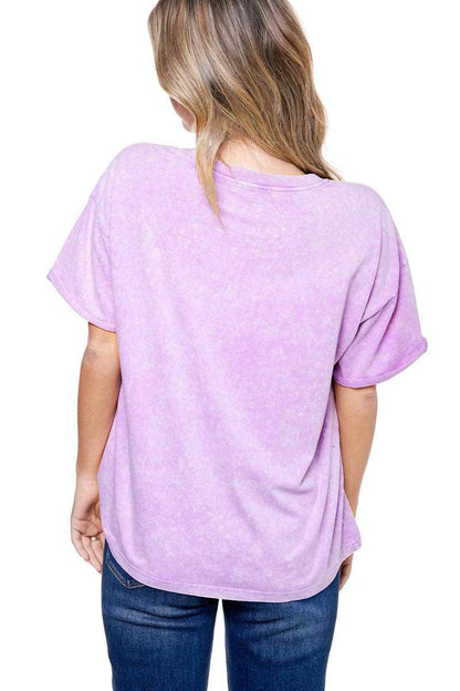 Vintage Leopard Star Graphic S/S Mineral Washed Tee