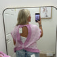 Lavender Open Back Top