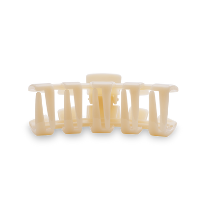 Almond Beige Classic Hair Clip | Medium