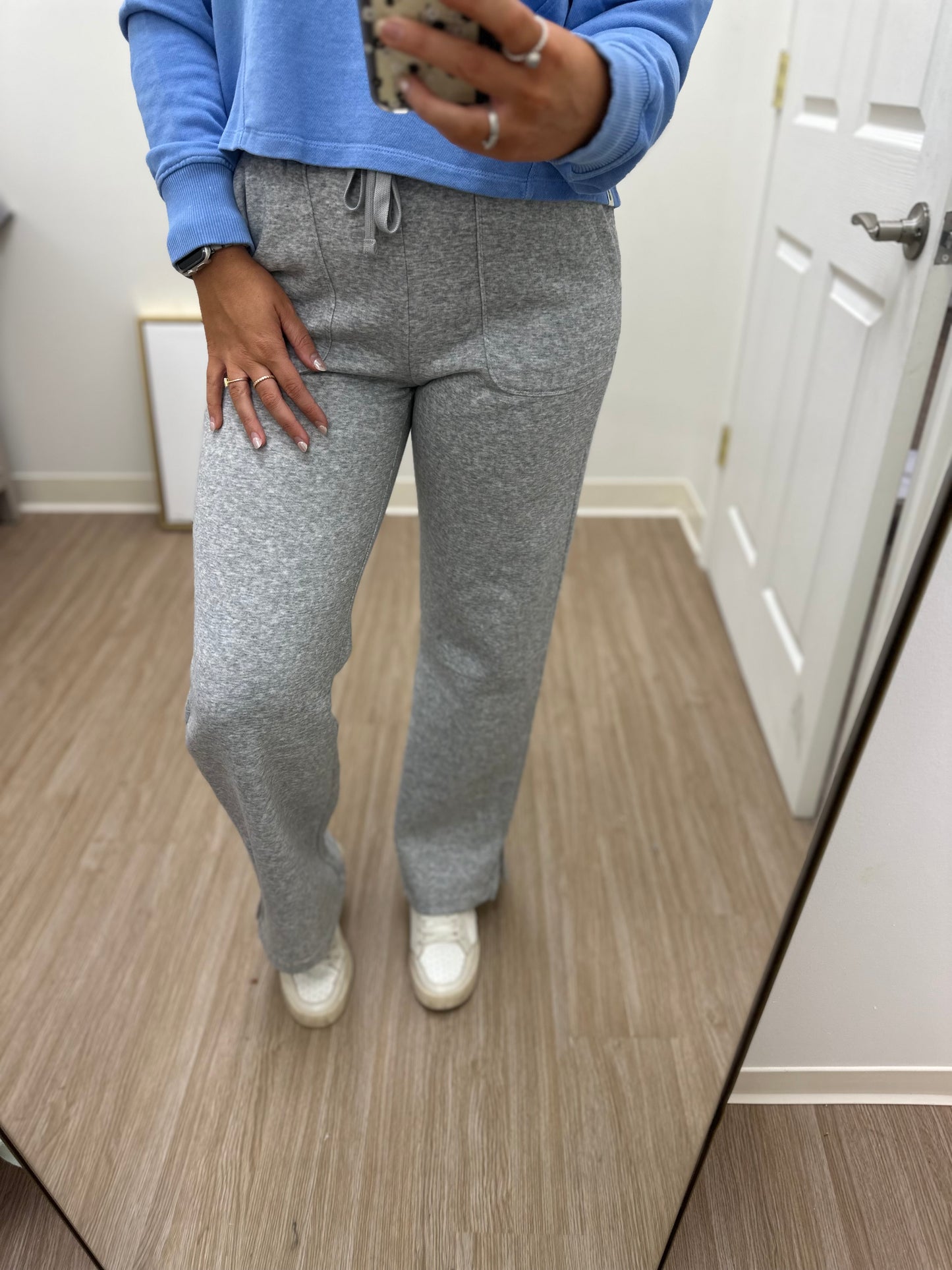 French Terry Light Gray Sweatpants