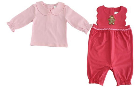 Gingerbread Girl Romper - Jumping Jolly