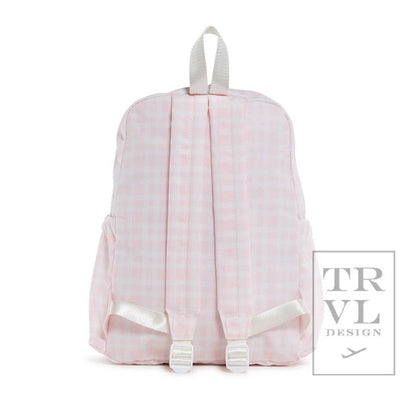 Pimlico Plaid Pink Backpack Trvl