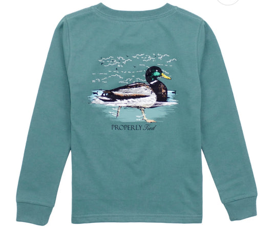 Swimming Mallard Long Sleeve-PT