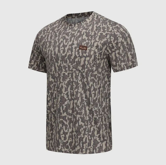 Honey hole duck boat camo T-shirt