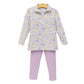 Bayou floral half zip pant set