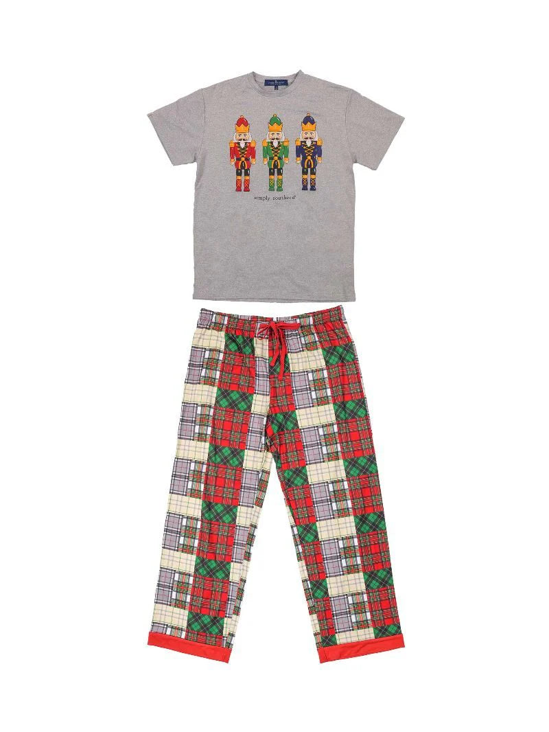 Simply southern nutcracker plaid pj set