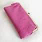 Lock Clutch Wallet Barbie Pink